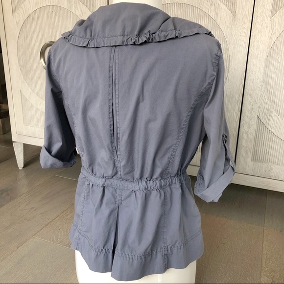 LOFT Sz M Cargo Utility Jacket w/ Drawstring Waist - Picture 3 of 7